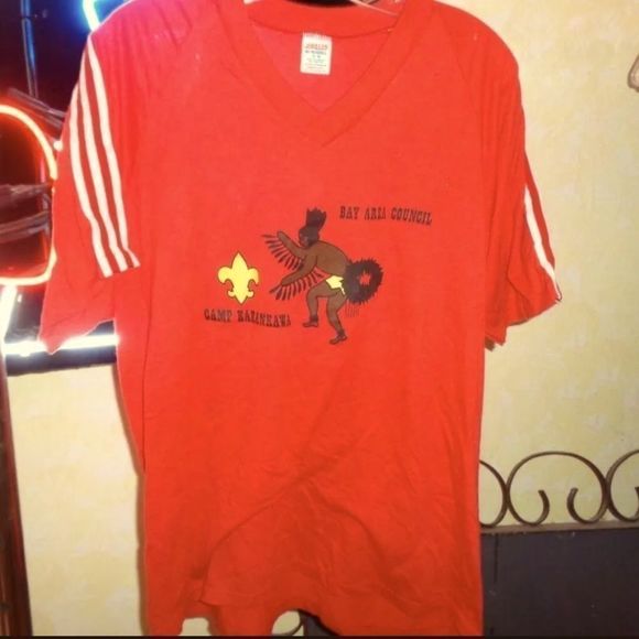 COPY - 🏕 • 80s VINTAGE Camp Karan Jawa Boy Scouts BSA Sweeney Texas jersey t-sh… - Picture 2 of 13